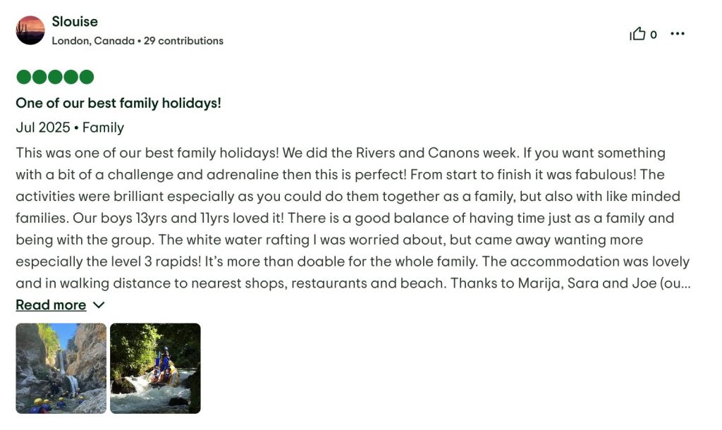 Trip Advisor Reviews